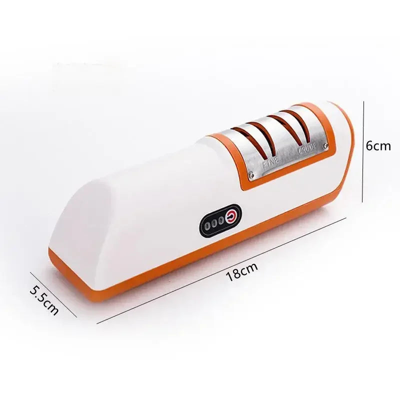AURELLE Electric Knife Sharpener – 4-Stage Rechargeable Professional Sharpening Tool
