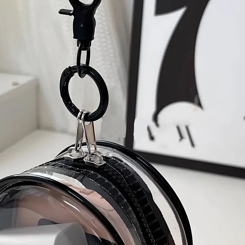 Portable Mini Zipper Storage Pouch – Silicone Organizer for Earbuds & Chargers