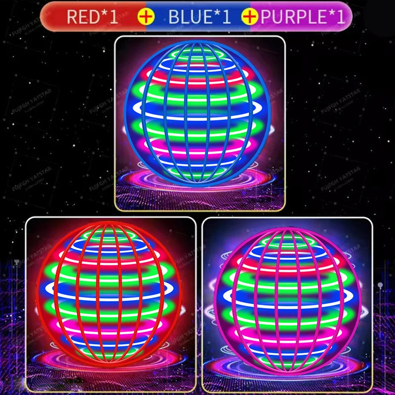 Flying LED Spinner Ball – Hand-Controlled Boomerang Toy