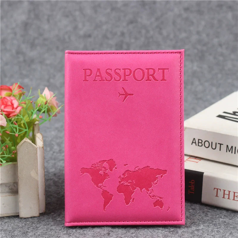 PU Leather Passport Holder – Travel Passport Cover with Card Slots
