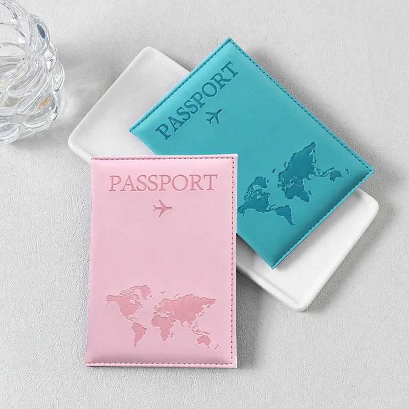 PU Leather Passport Holder – Travel Passport Cover with Card Slots