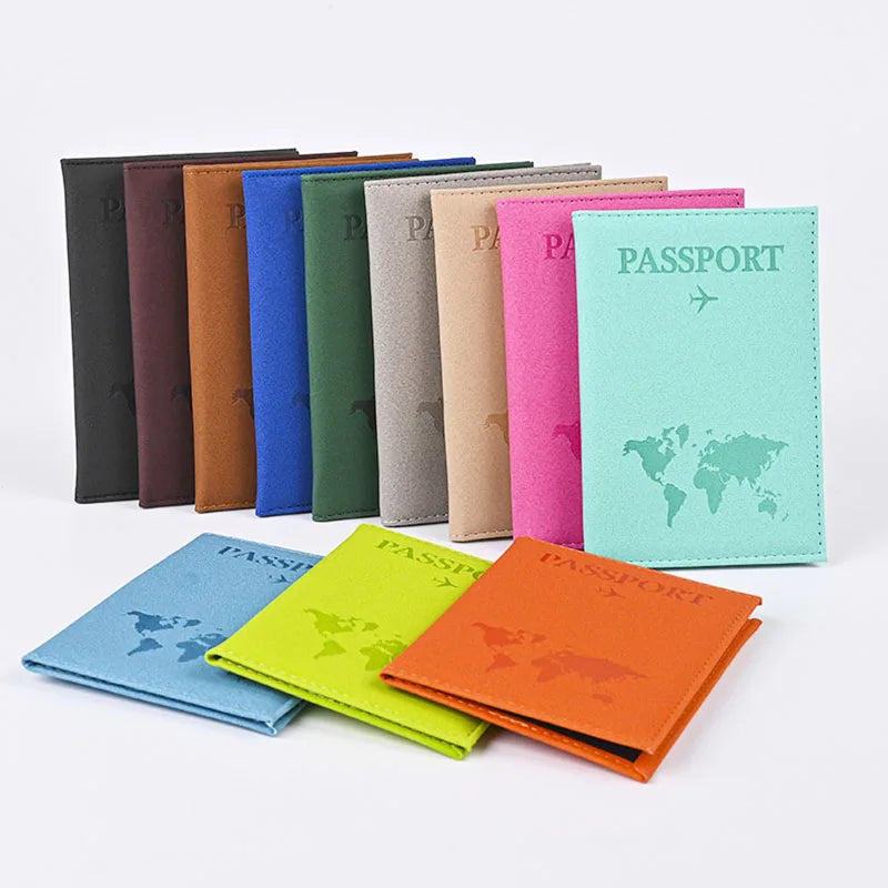 PU Leather Passport Holder – Travel Passport Cover with Card Slots