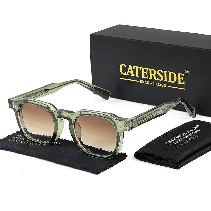 CATERSIDE Small Square UV400 Sunglasses – Fashion Eyewear for Women & Men
