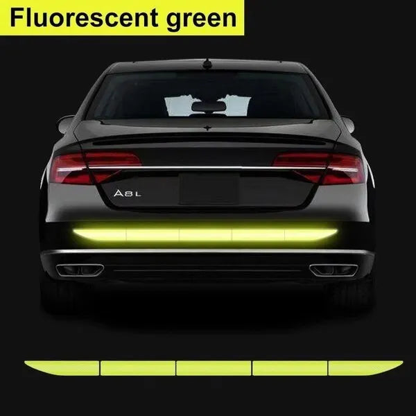 Reflective Car Safety Warning Tape – High-Visibility Trunk & Vehicle Decal for Nighttime Visibility