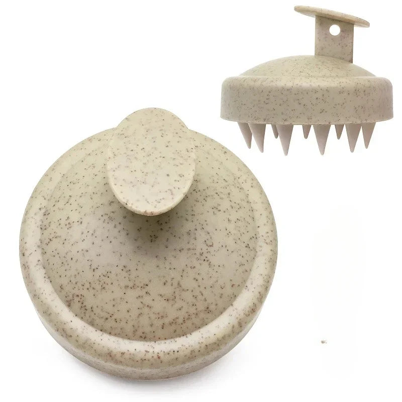 Silicone Shampoo Scalp Massage Brush – Hair & Body Exfoliating Scrubber