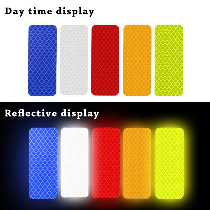 10PCS Car Bumper Reflective Safety Strips
