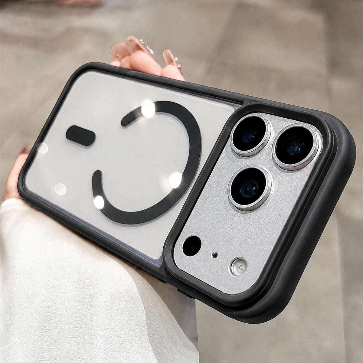 Clear Magnetic Protective Case for iPhone 11–17 Series – Soft-Touch Shockproof Bumper with Raised Camera Protection