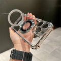 Magnetic Clear iPhone Case with Kickstand