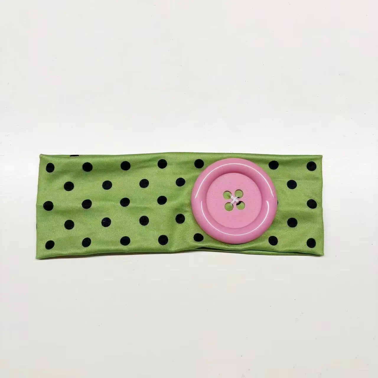 Y2K Retro Polka Dot Stretch Headband