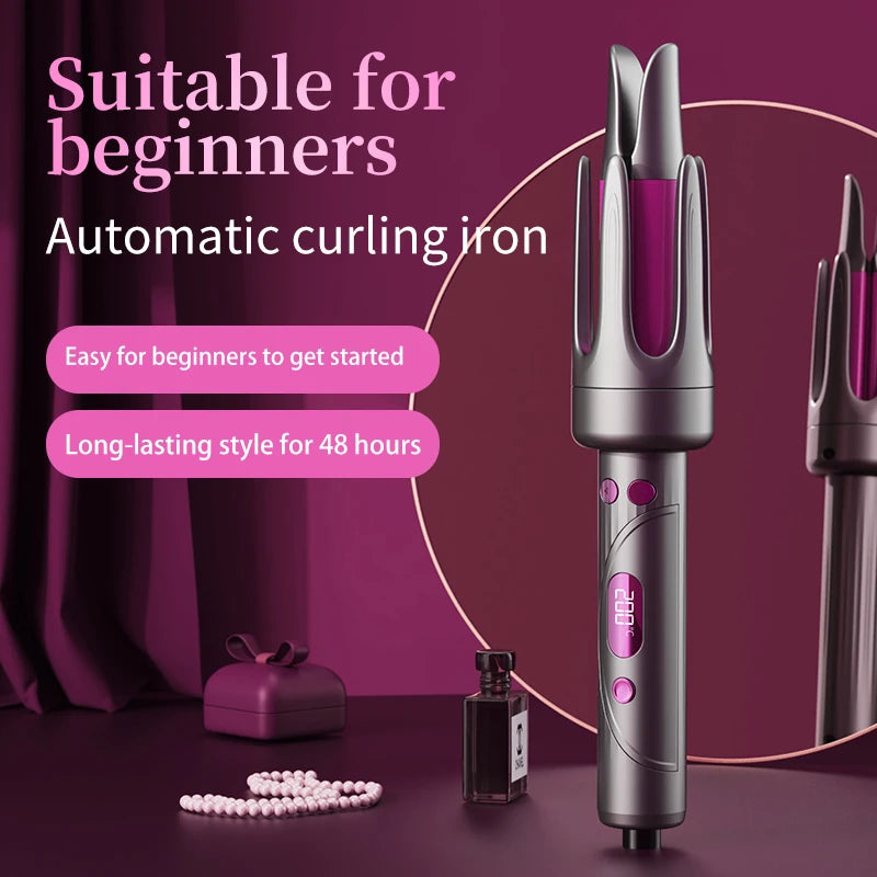Automatic Rotating Curling Iron – 32mm Ceramic Hair Curler