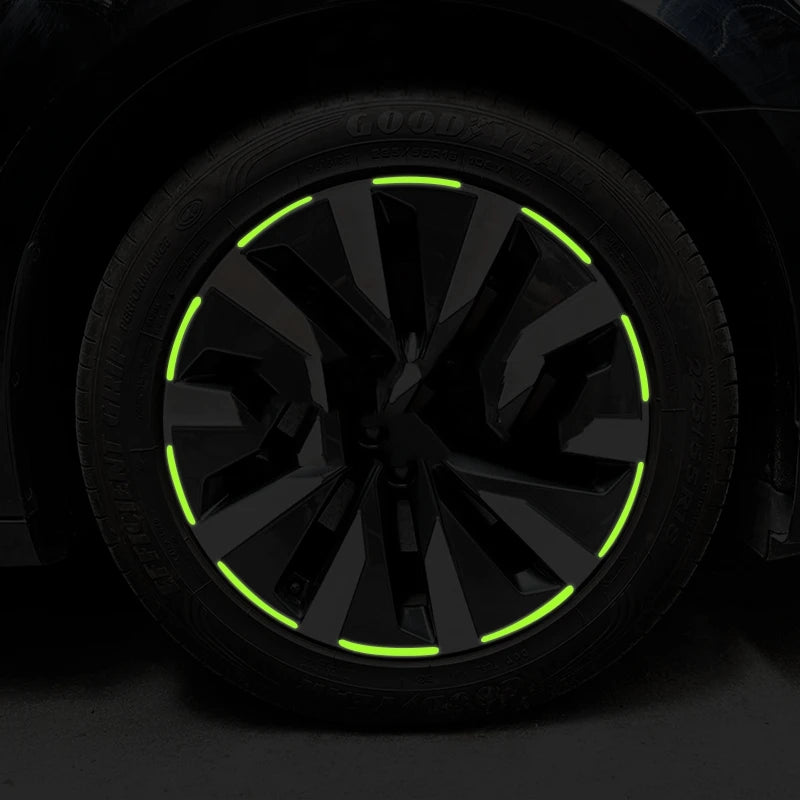 Reflective Car Wheel Rim Stickers – 20-Piece Set