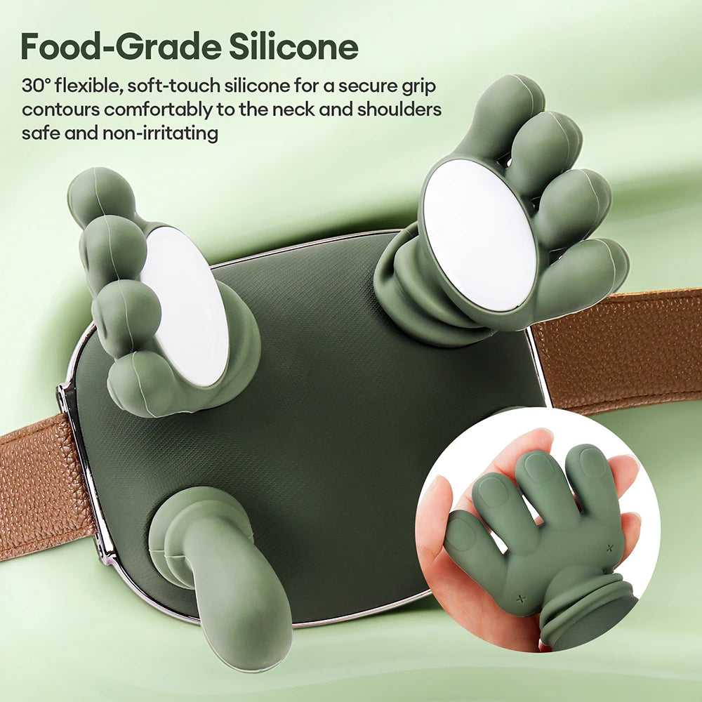 Wireless Neck & Shoulder Massager with 4D Kneading