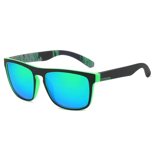 Classic Polarized Square Sunglasses – UV400 Lightweight Sports Eyewear for Driving, Fishing & Cycling