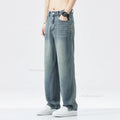 Men’s Lyocell Stretch Jeans – Soft Straight-Leg Casual Denim Pants