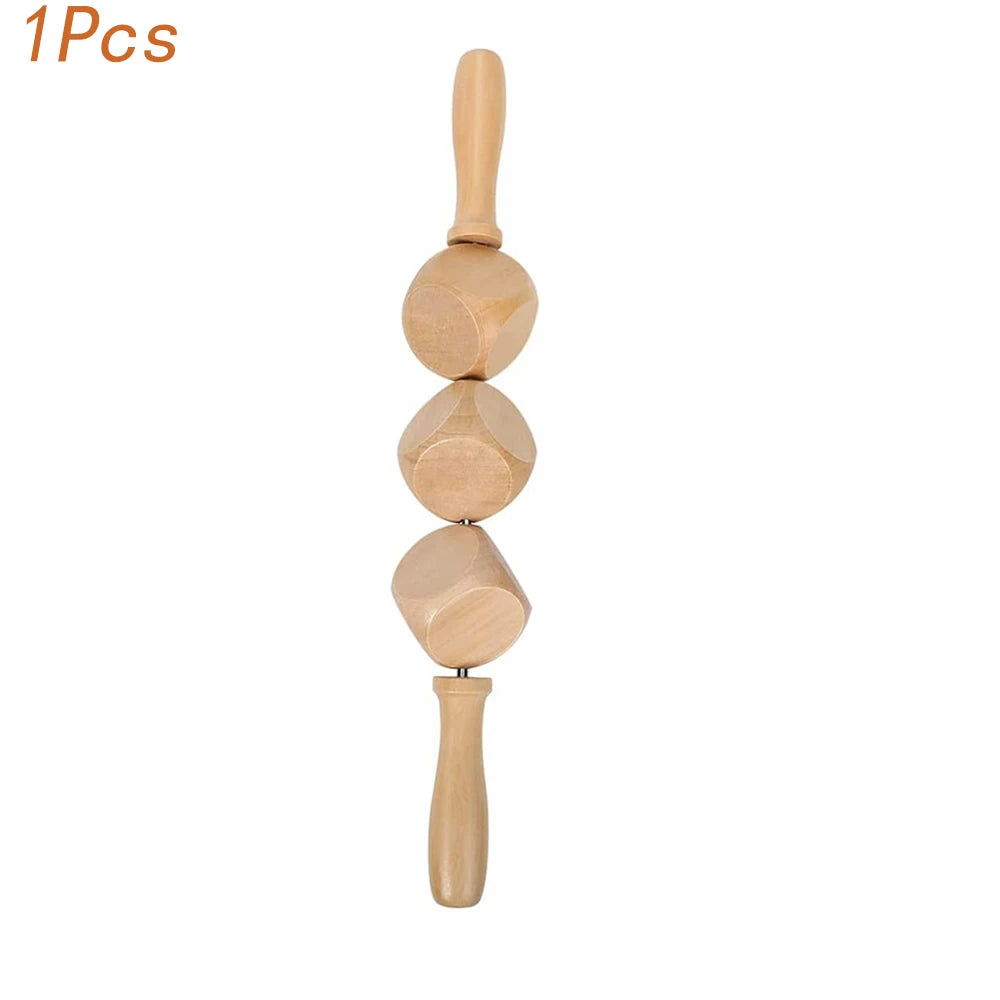 Wooden Gua Sha Body Massager – Beech Wood Maderotherapy Massage Tool