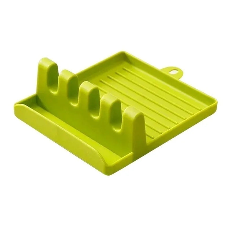 Kitchen Spoon Rest & Utensil Holder – Non-Slip Cooking Utensil Stand