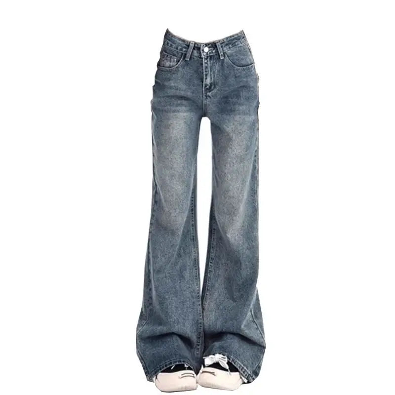 Women's High-Waisted Flare Jeans – Stretch Bell Bottom Denim Pants