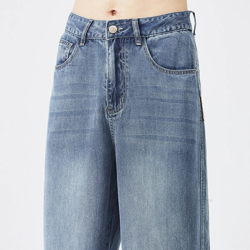 Men’s Lyocell Stretch Jeans – Soft Straight-Leg Casual Denim Pants