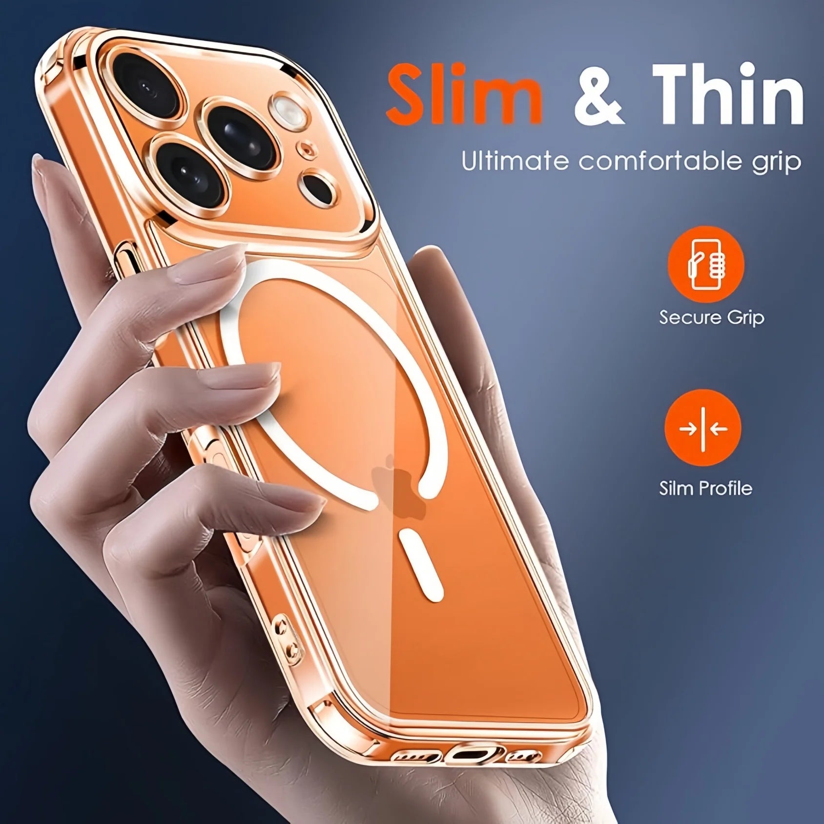 Magnetic Clear iPhone Case