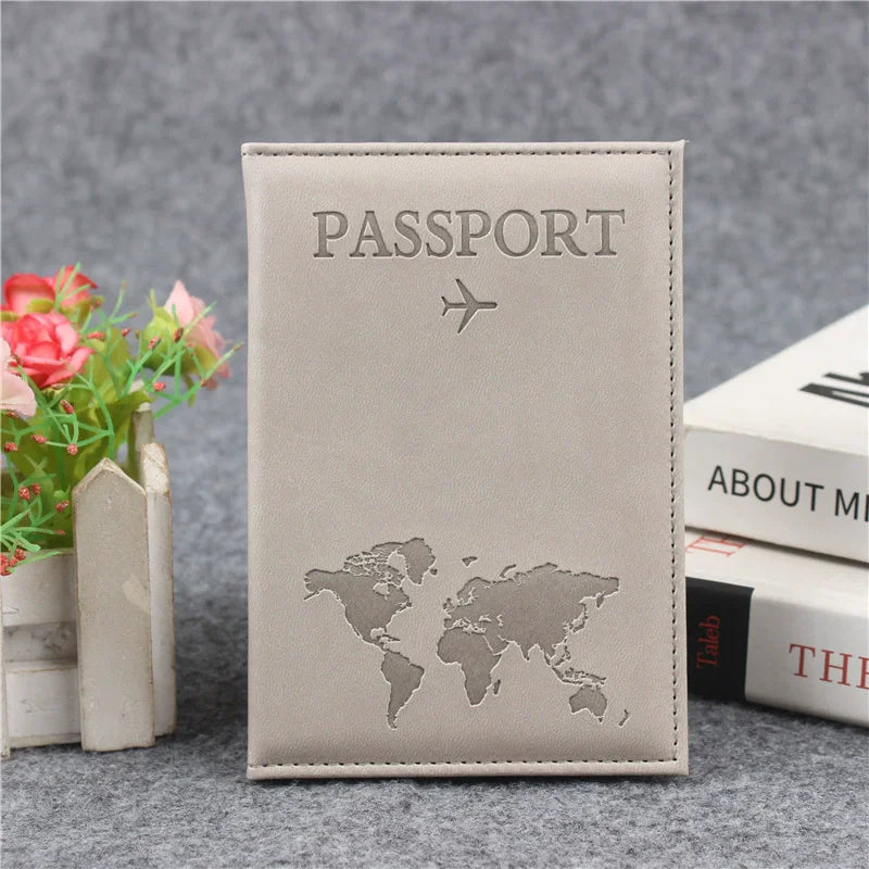 PU Leather Passport Holder – Travel Passport Cover with Card Slots