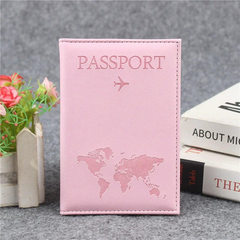 PU Leather Passport Holder – Travel Passport Cover with Card Slots