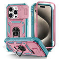 Heavy-Duty Protective Case for iPhone 7–17 Series – Full-Coverage Shock-Resistant Cover with 360° Kickstand & Camera Protection