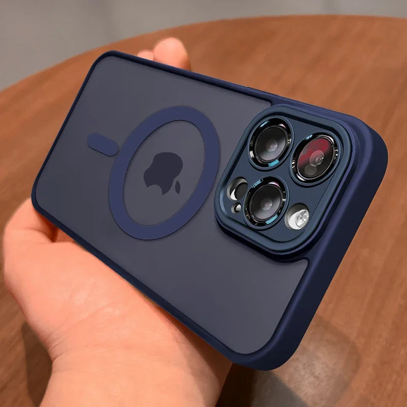 Magnetic Luxury Matte Case for iPhone
