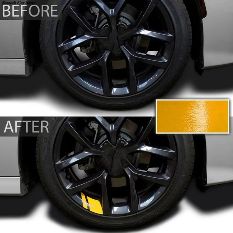 Car Wheel Reflective Stickers – Waterproof Rim Decals for Enhanced Night Visibility & Stylish Wheel Accents