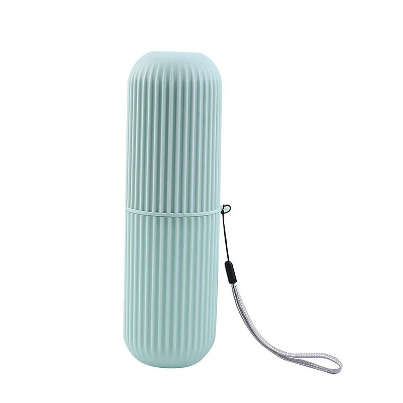 Portable Travel Toothbrush & Toothpaste Holder Case – Protective Dental Storage Organizer