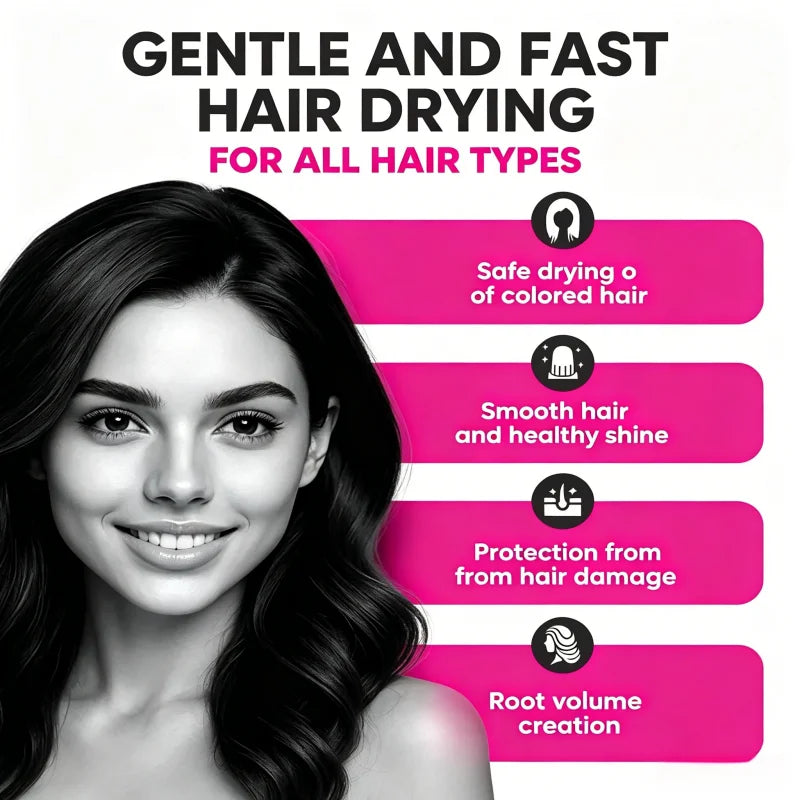 MIVM Leafless Constant Temperature Hair Dryer (5-in-1 Styling Kit)