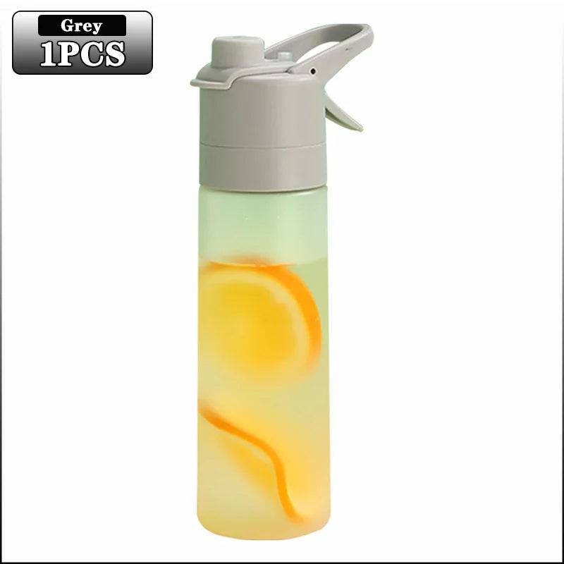 2-in-1 Spray Mist Water Bottle – 650ml Hydration Bottle