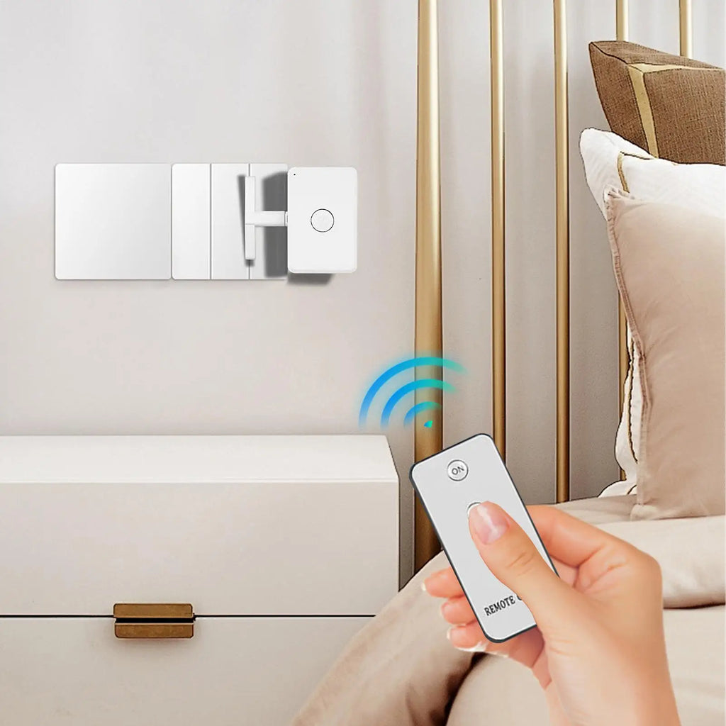 Wireless Remote Light Switch Button Pusher – Rechargeable Smart Switch Controller, 10m Range