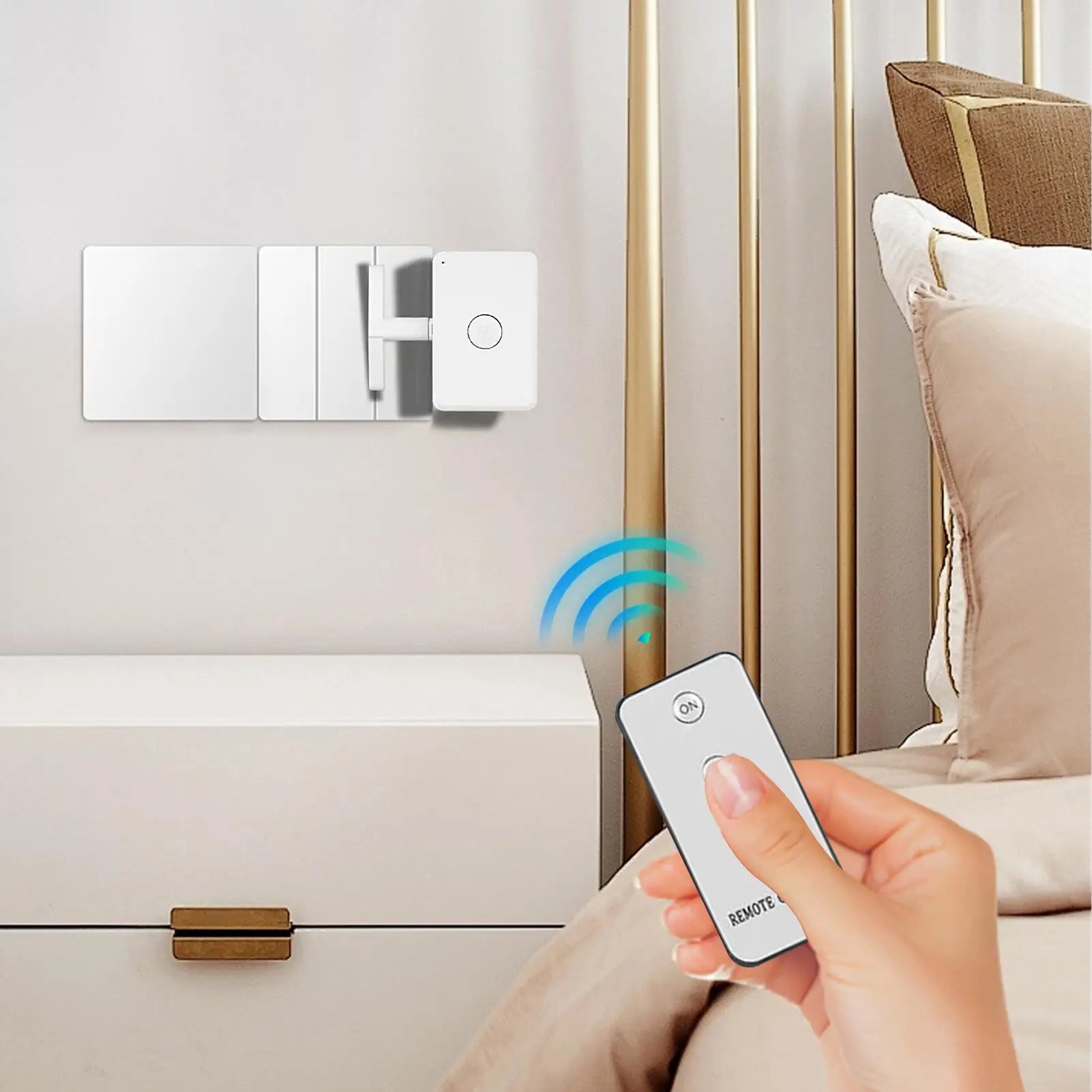Wireless Remote Light Switch Button Pusher – Rechargeable Smart Switch Controller, 10m Range
