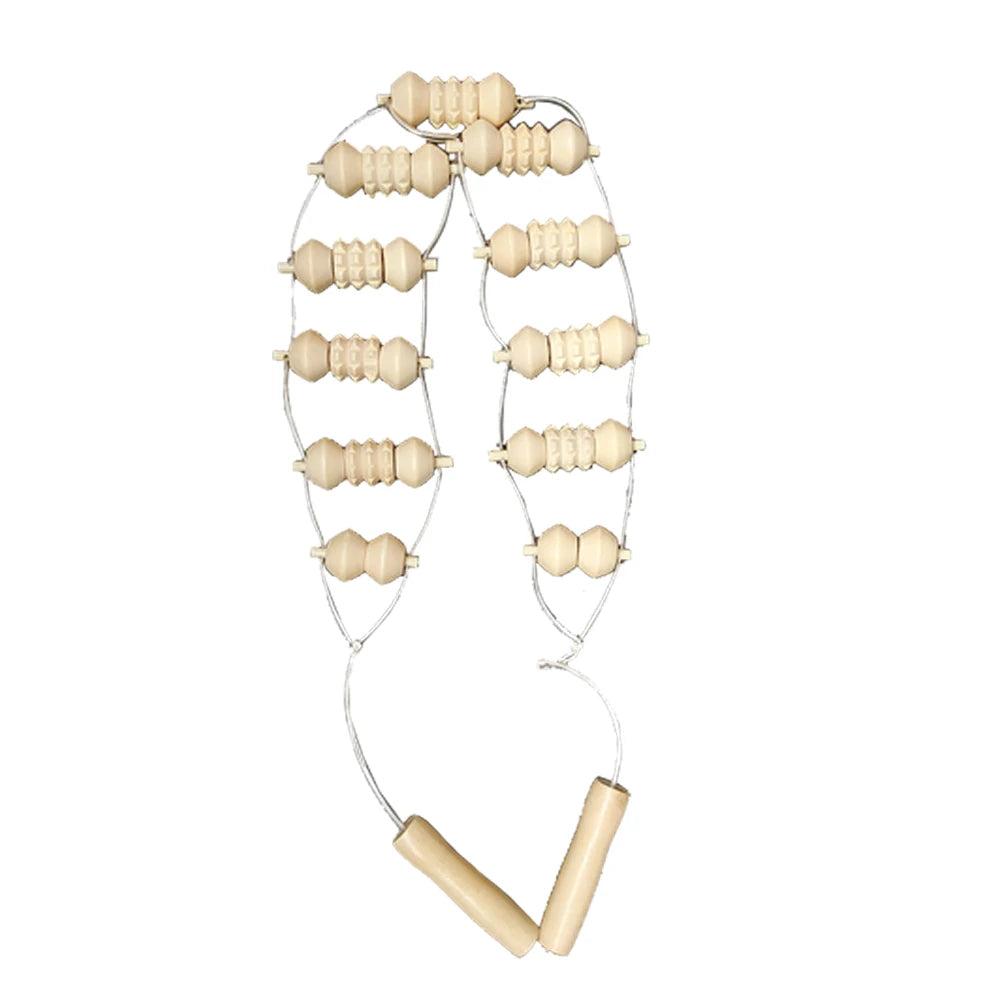 Wooden Gua Sha Body Massager – Beech Wood Maderotherapy Massage Tool