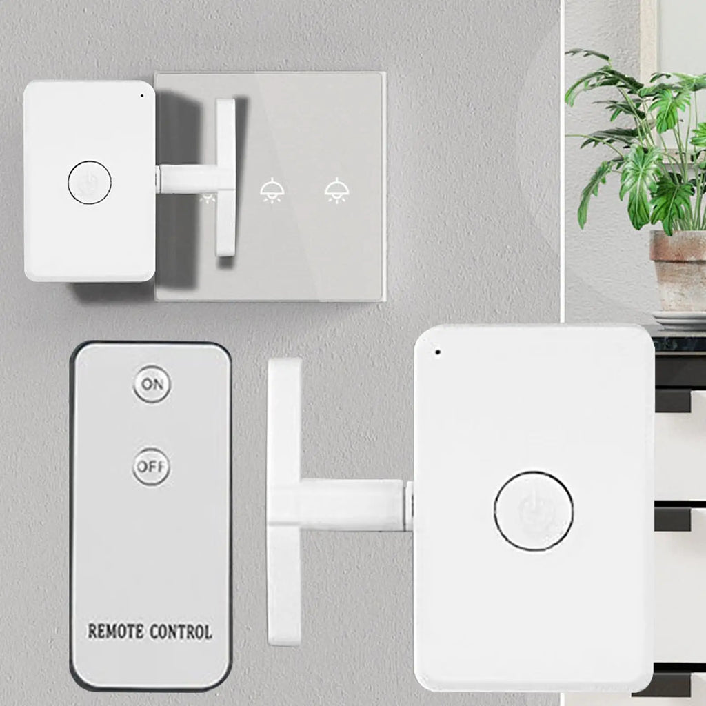 Wireless Remote Light Switch Button Pusher – Rechargeable Smart Switch Controller, 10m Range