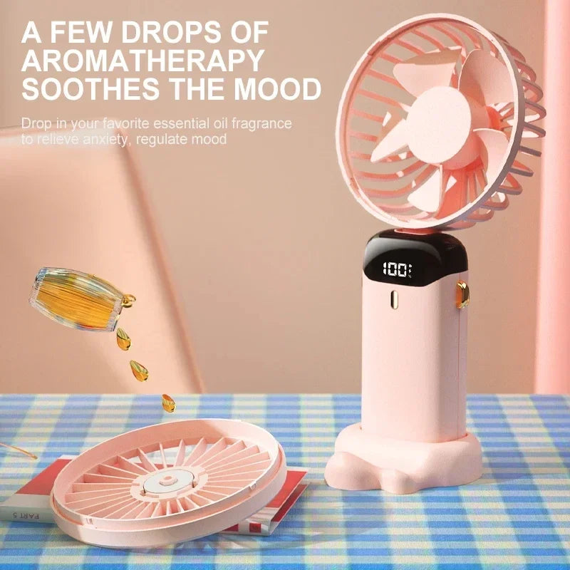 Portable 3-in-1 Mini Neck Fan