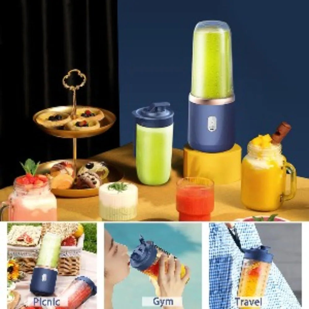 AURELLE Portable Personal Blender – 400ML USB Rechargeable Smoothie Maker