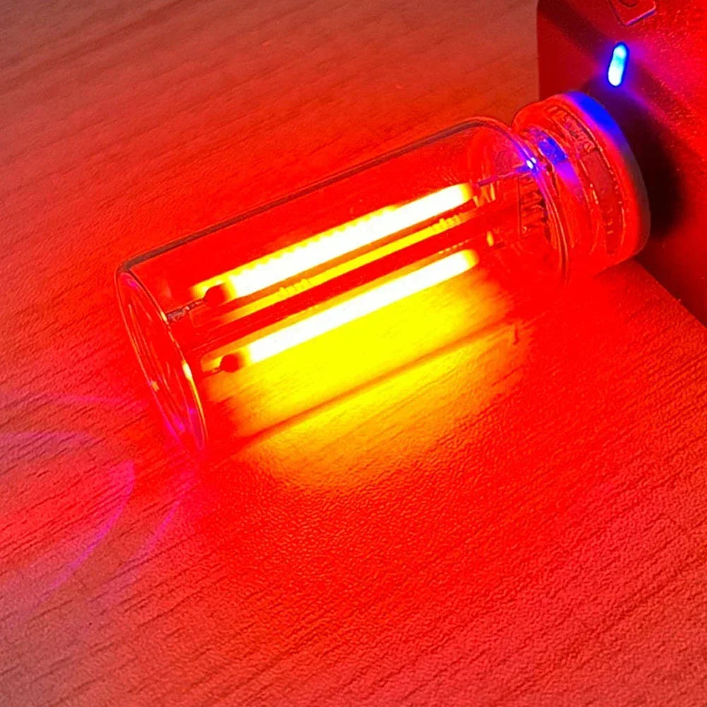 USB Touch-Dimmable LED Atmosphere Light – Portable Filament Night Lamp for Car & Bedroom