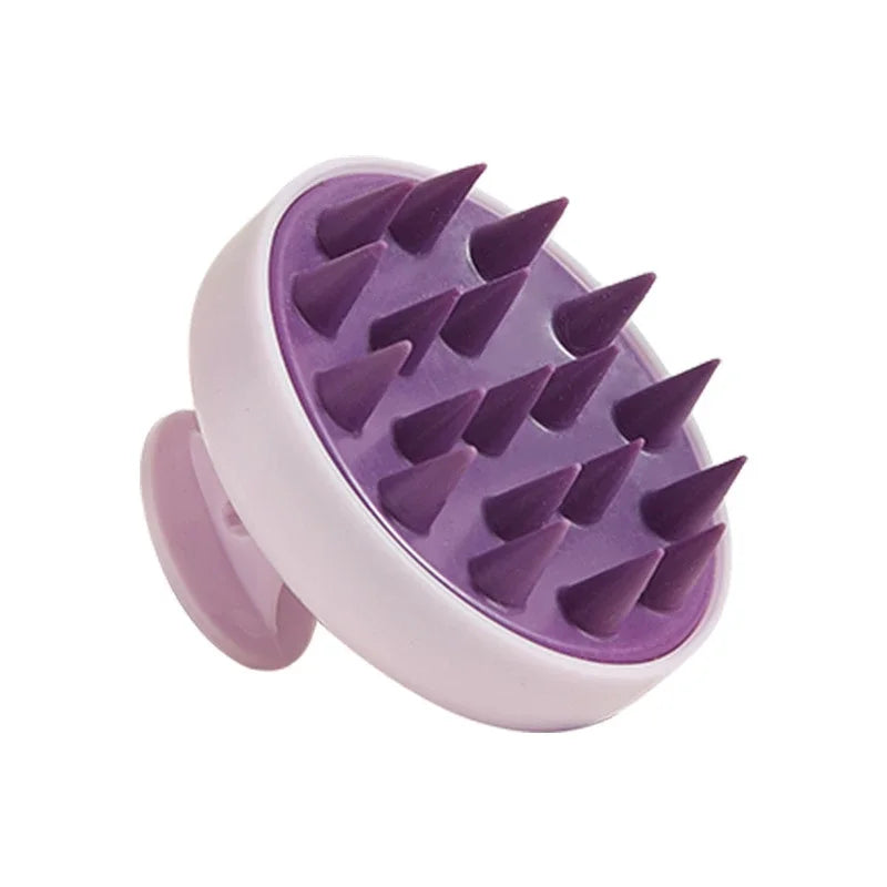Silicone Shampoo Scalp Massage Brush – Hair & Body Exfoliating Scrubber