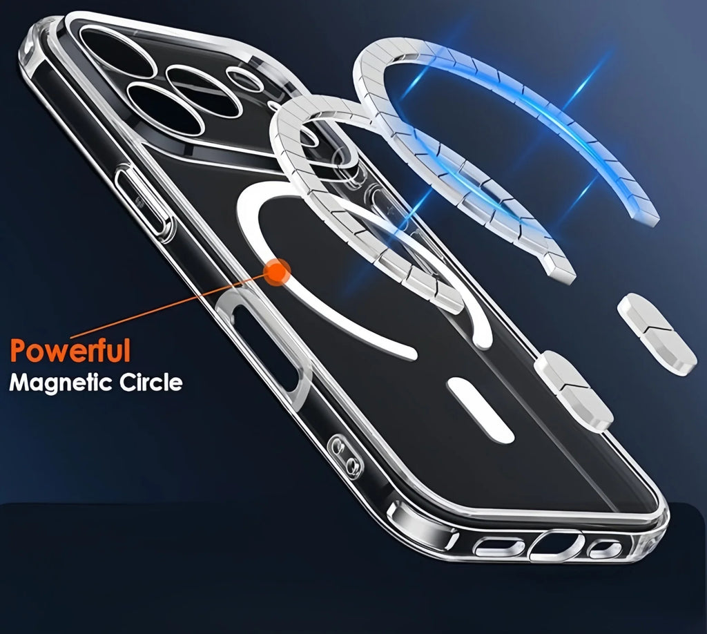 Magnetic Clear iPhone Case