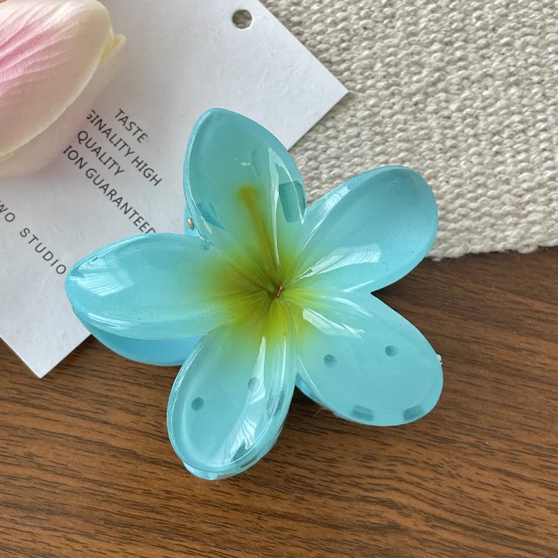 AURELLE Bohemia Flower Hair Claw Clip – Large Women's Fashion Hair Accessory