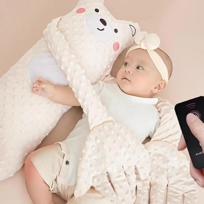 Remote Control Baby Soothing Patting Pillow Plush Sleep Aid
