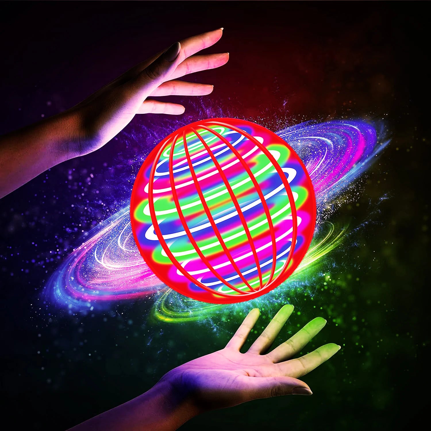 Flying LED Spinner Ball – Hand-Controlled Boomerang Toy