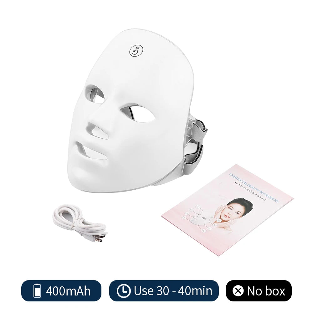 7-Color LED Facial Mask – Skin Rejuvenation & Light Therapy