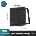 Stainless Steel Sink Sponge Holder – Suction Cup Kitchen Organizer