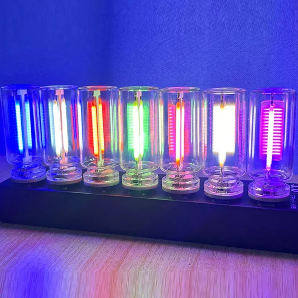USB Touch-Dimmable LED Atmosphere Light – Portable Filament Night Lamp for Car & Bedroom