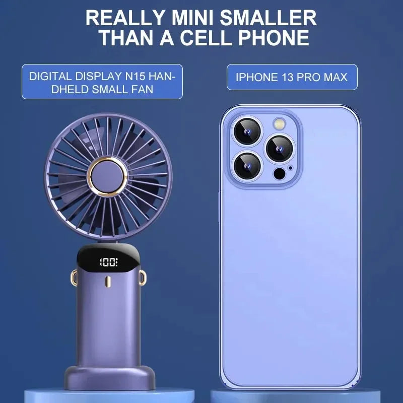 Portable 3-in-1 Mini Neck Fan