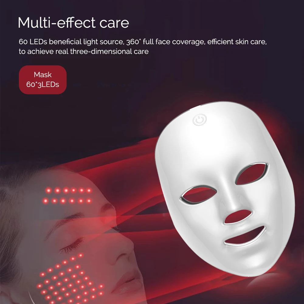 7-Color LED Facial Mask – Skin Rejuvenation & Light Therapy