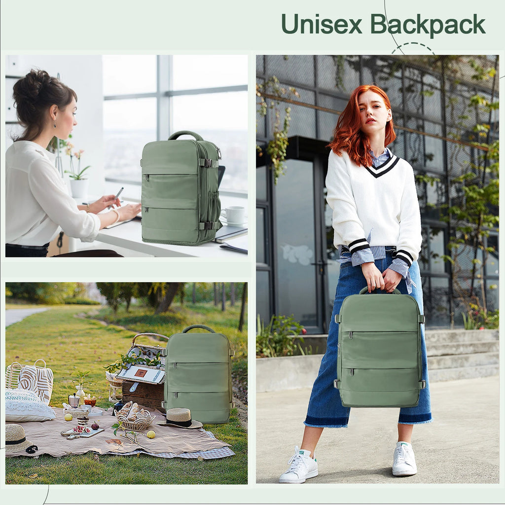 FLCC 40x30x20 Travel Backpack – Cabin Carry-On Laptop Backpack for Men & Women