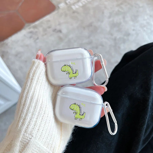 Animal Print TPU AirPods Case – Shockproof Protective Cover for AirPods